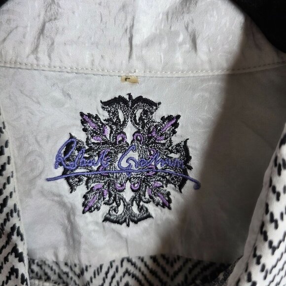 Robert Graham Button Up Womens Large - Picture 6 of 6